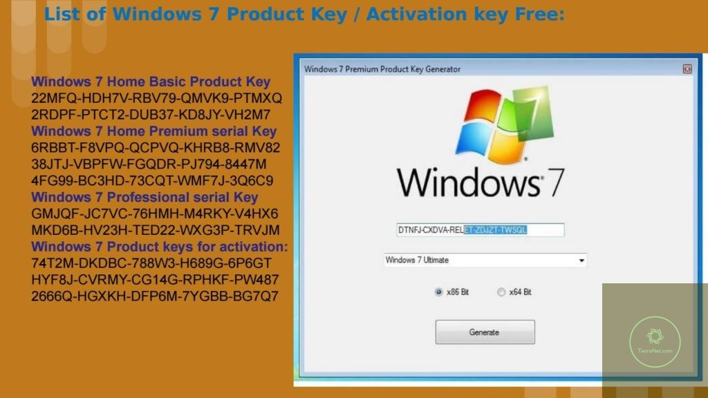 Window 7 Home Premium 64 Bit Product Key Generator Massagebrown